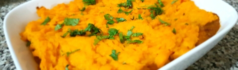 Sweet potato and dhal pie